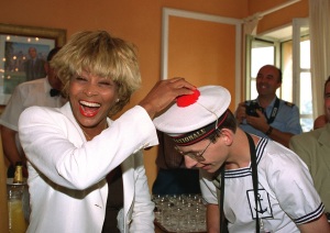 Tina Turner - receiving honorary citizenship of Villefranche sûr Mer - 4