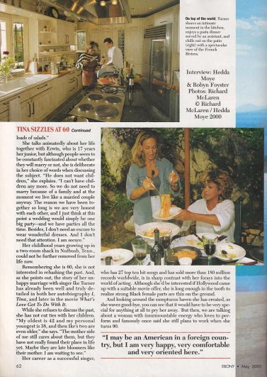 Tina Turner - Ebony magazine - May 2000 (8)