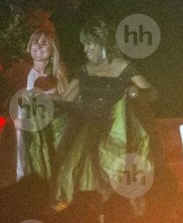 Tina Turner Wedding Green Dress