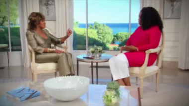 Tina Turner and Oprah Winfrey on Oprah's Next Chapter